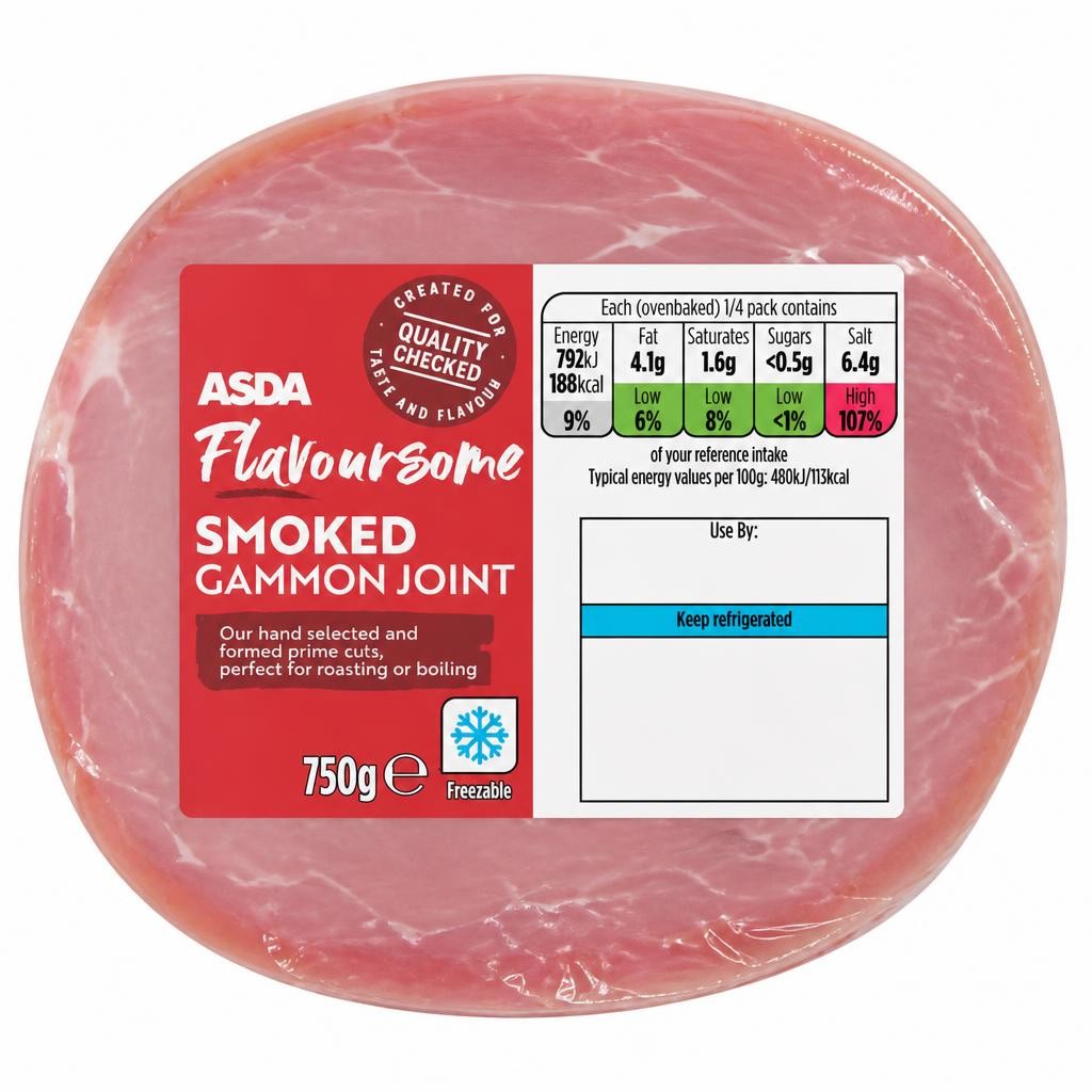 ASDA Flavoursome Smoked Gammon Joint 750g