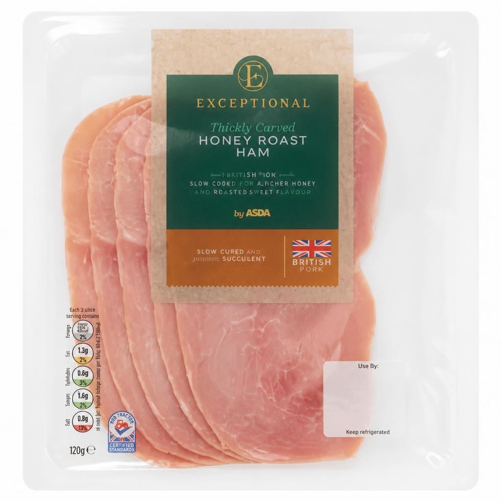 Exceptional by ASDA Thickly Carved Honey Roast Ham 120g
