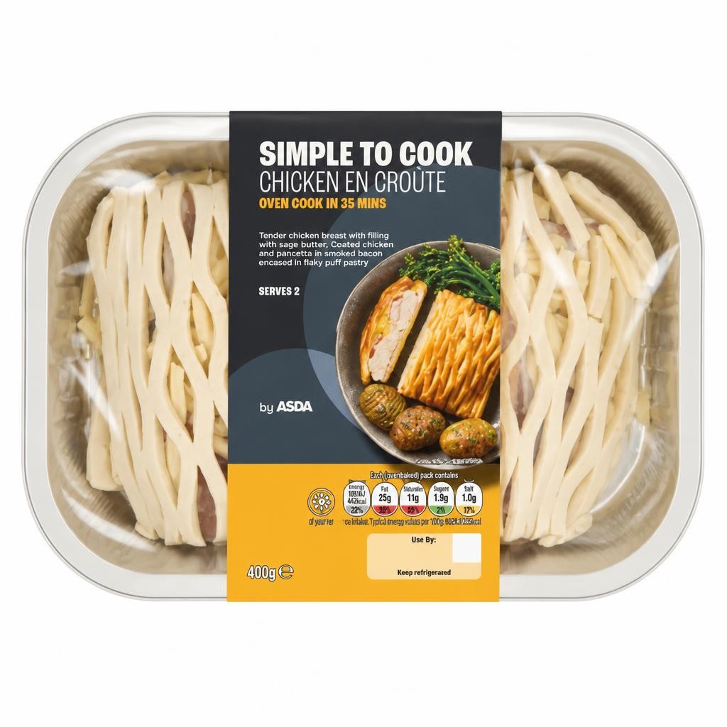 ASDA Simple to Cook Chicken En Croûte 406g