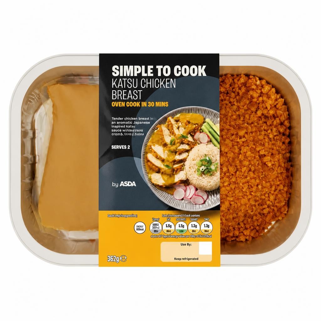 ASDA Simple to Cook Katsu Chicken Breast 362g