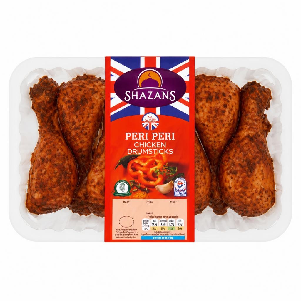 Shazans Peri Peri Chicken Drumsticks 900g