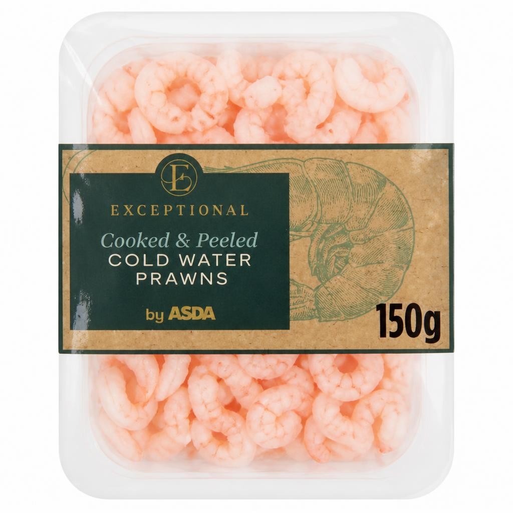 Exceptional by ASDA Cooked & Peeled Cold Water Prawns 150g