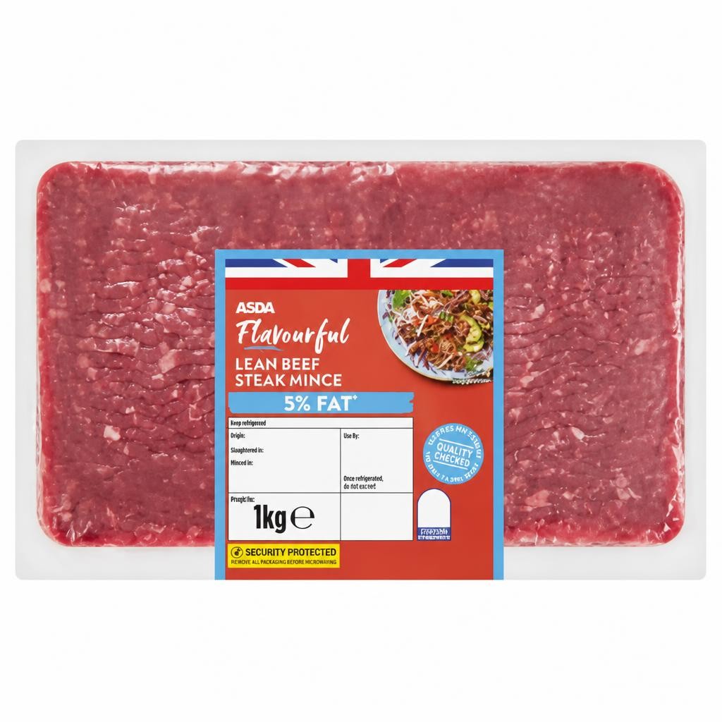ASDA 5% Fat Beef Steak Mince 1kg