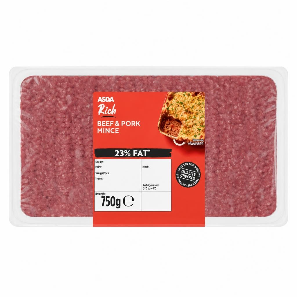 ASDA Beef & Pork Mince 750g