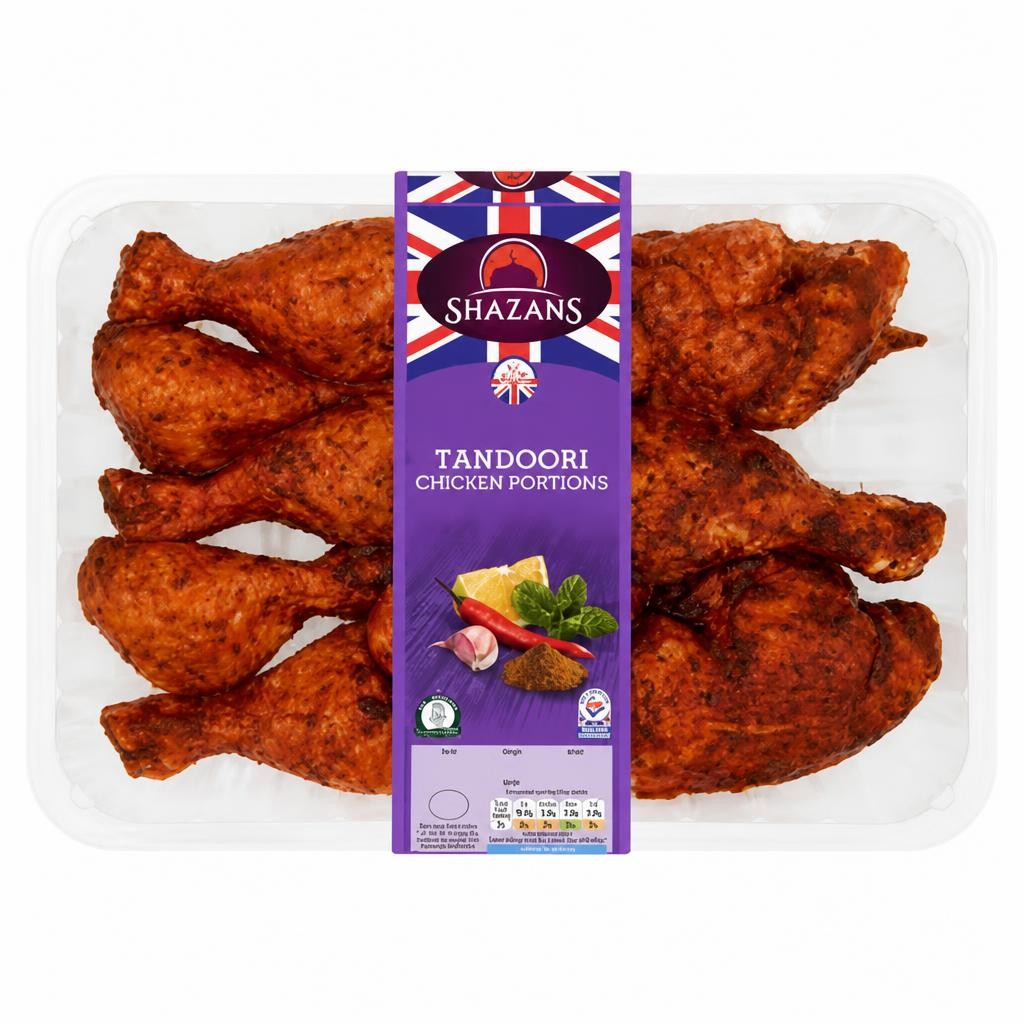 Shazans Tandoori Chicken Portions 1.6kg