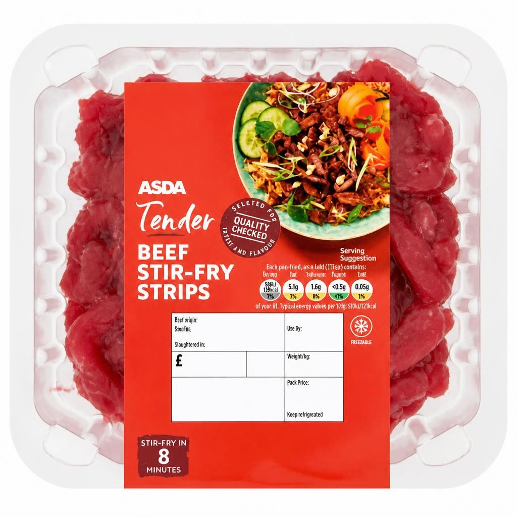 ASDA Tender Beef Stir-Fry Strips