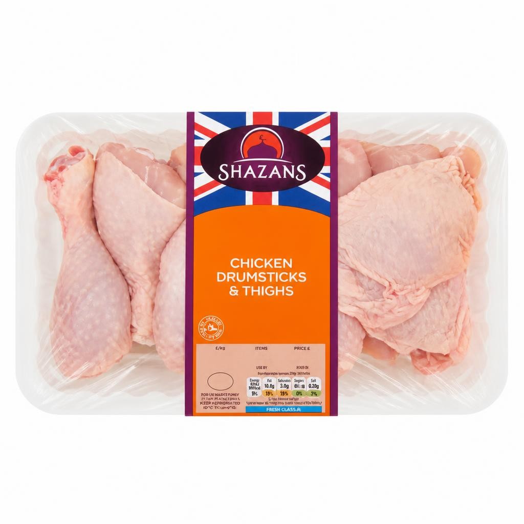 Shazans Chicken Drumsticks & Thighs 1kg