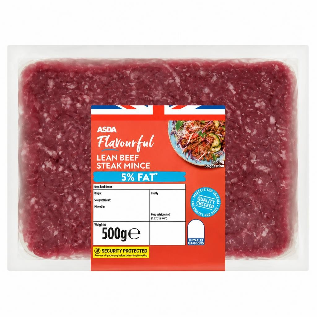 ASDA 5% Fat Beef Mince 500g