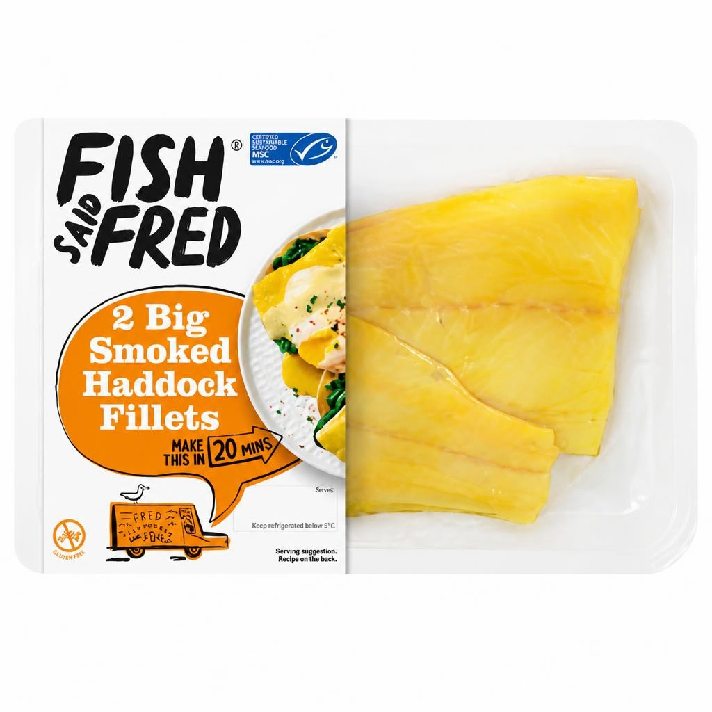 Fish Said Fred Big Smoked Haddock Fillets 280g