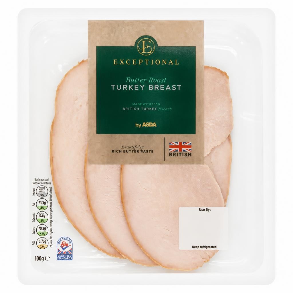 Exceptional by ASDA Butter Roast Turkey Breast 100g