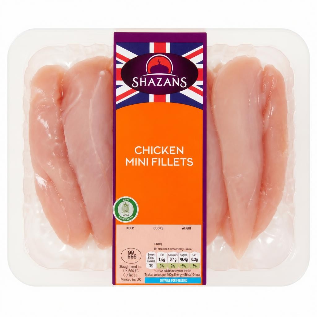 Shazans Chicken Mini Fillets 500g