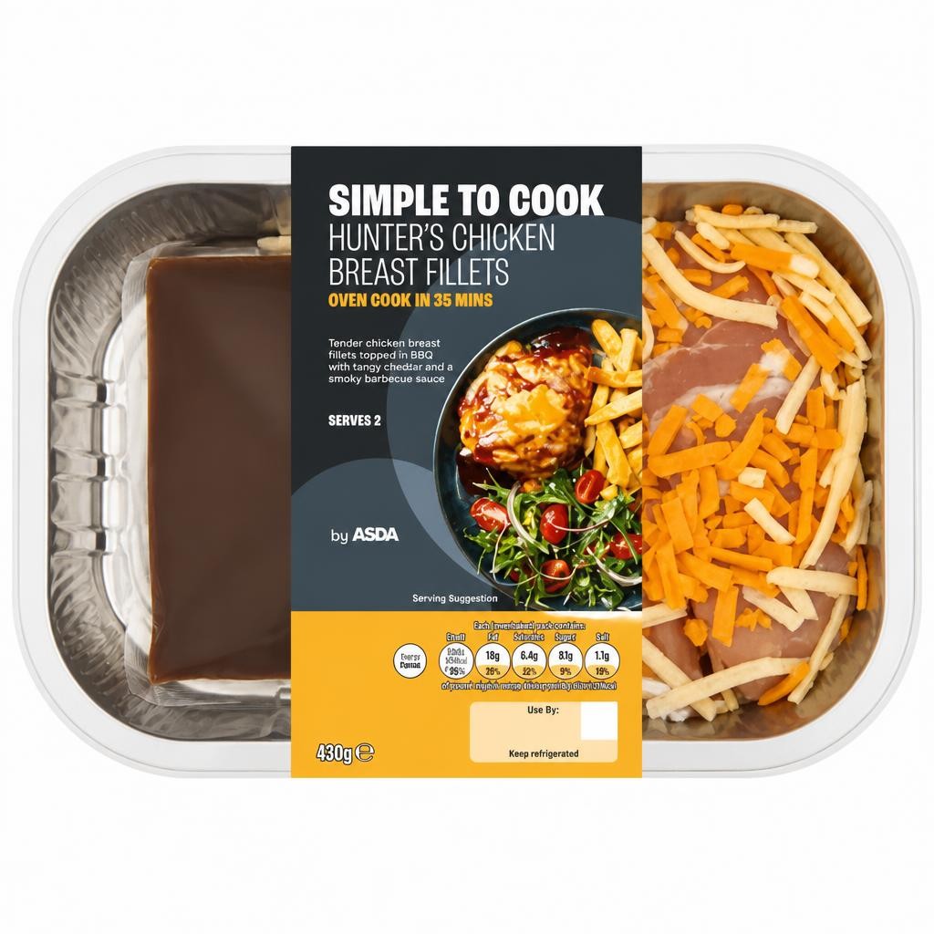 ASDA Simple to Cook Hunter's Chicken Breast Fillets 430g