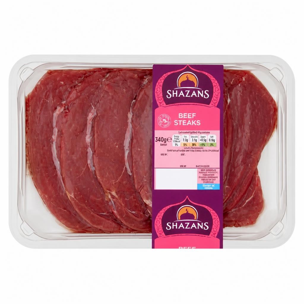 Shazans Beef Steaks 340g