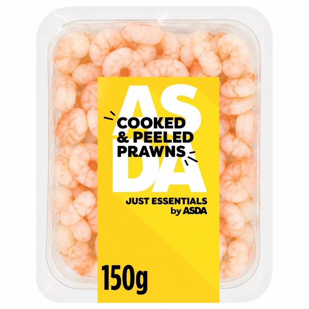 JUST ESSENTIALS by ASDA Cooked & Peeled Prawns 150g