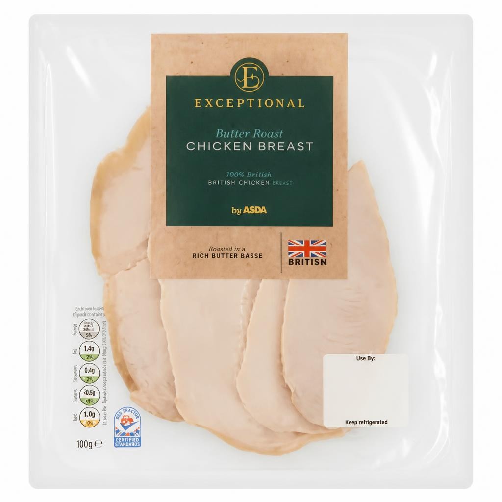 Exceptional by ASDA Butter Roast Chicken Breast 100g