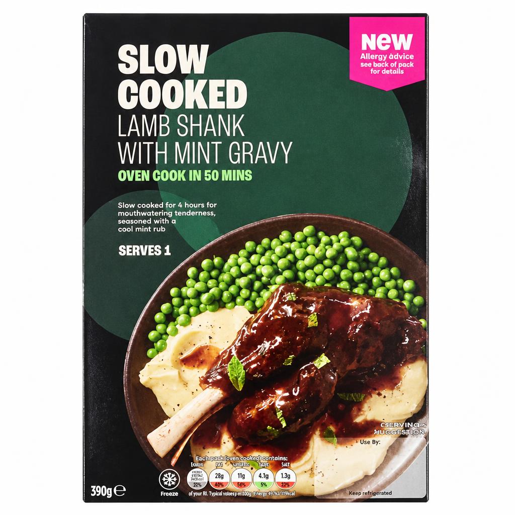 ASDA Slow Cooked Lamb Shank with Mint Gravy 390g