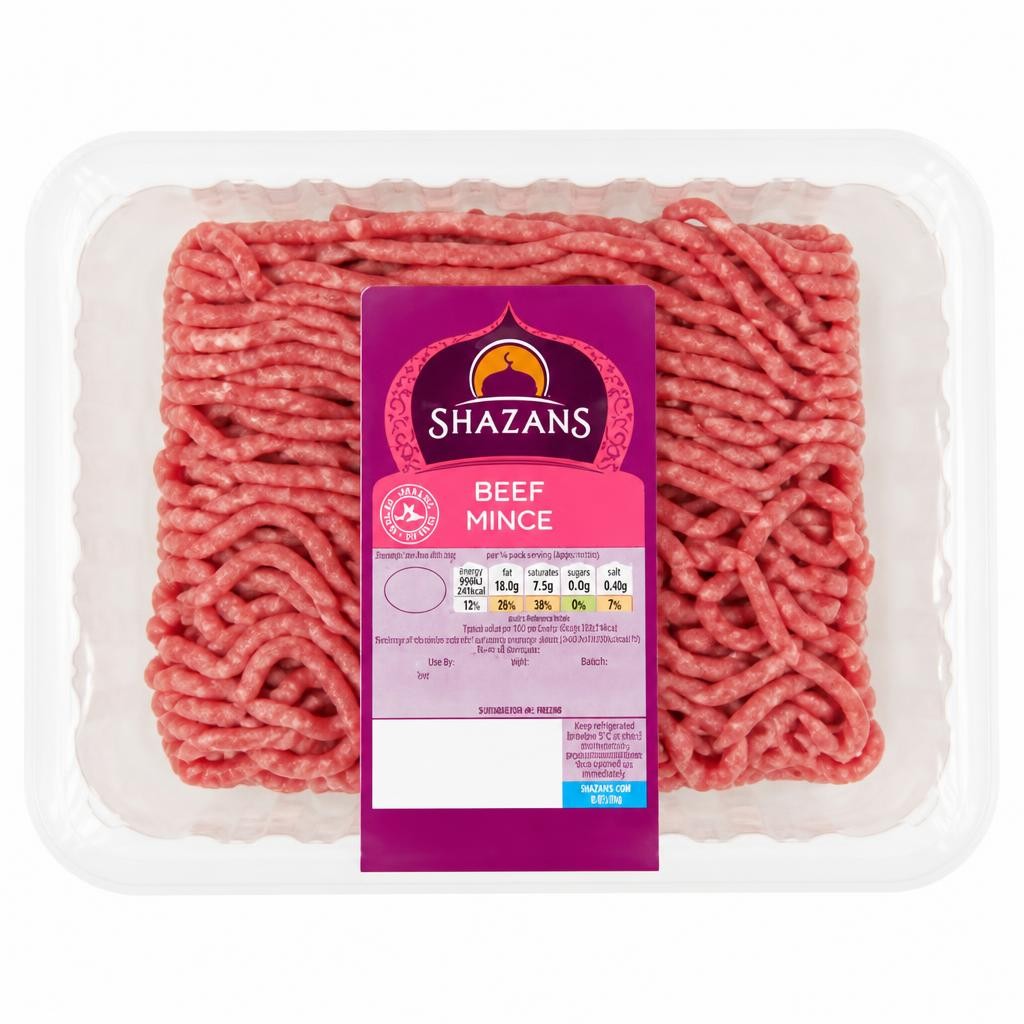Shazans Beef Mince 500g
