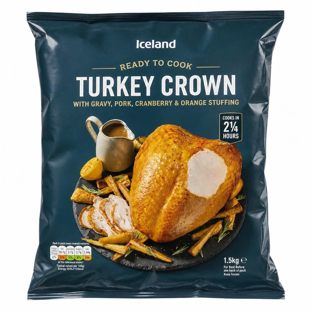 ASDA Large Basted Turkey Crown (Typically 3.75kg)