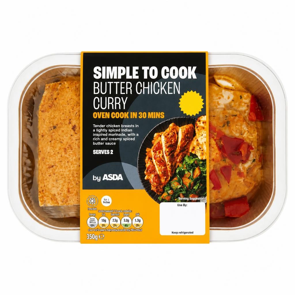 ASDA Simple to Cook Butter Chicken Curry 350g