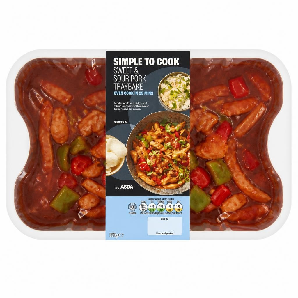 ASDA Simple to Cook Sweet & Sour Pork Traybake 760g