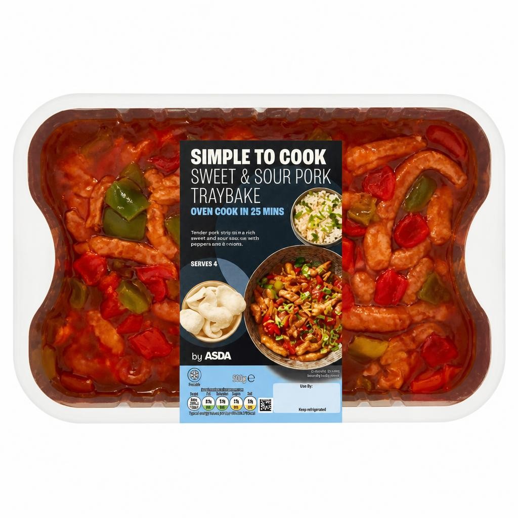 ASDA Simple to Cook Sweet & Sour Pork Traybake 760g
