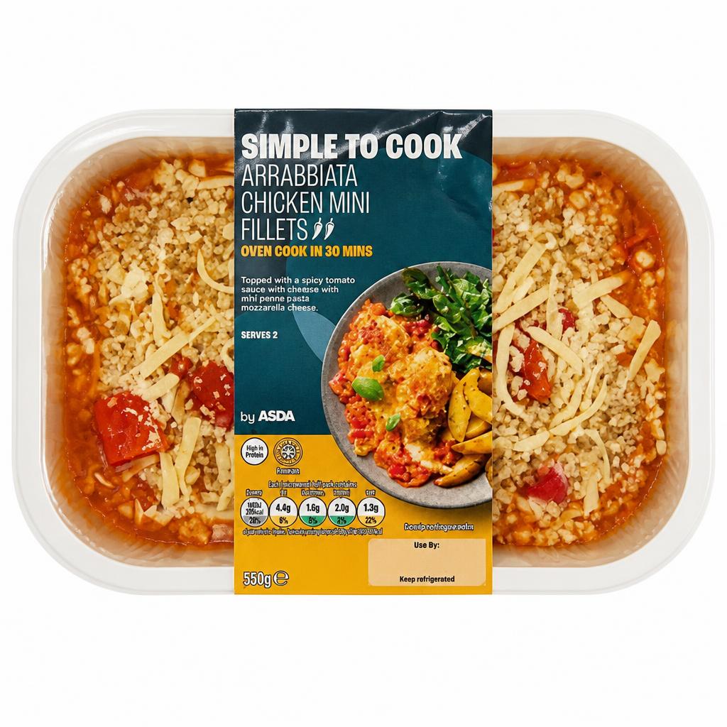 ASDA Arrabbiata Chicken Mini Fillets 345g