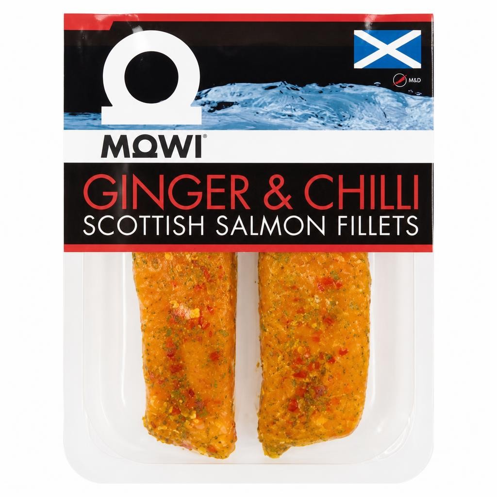 Mowi Infusions Ginger, Chilli & Lime Scottish Salmon Fillets 220g