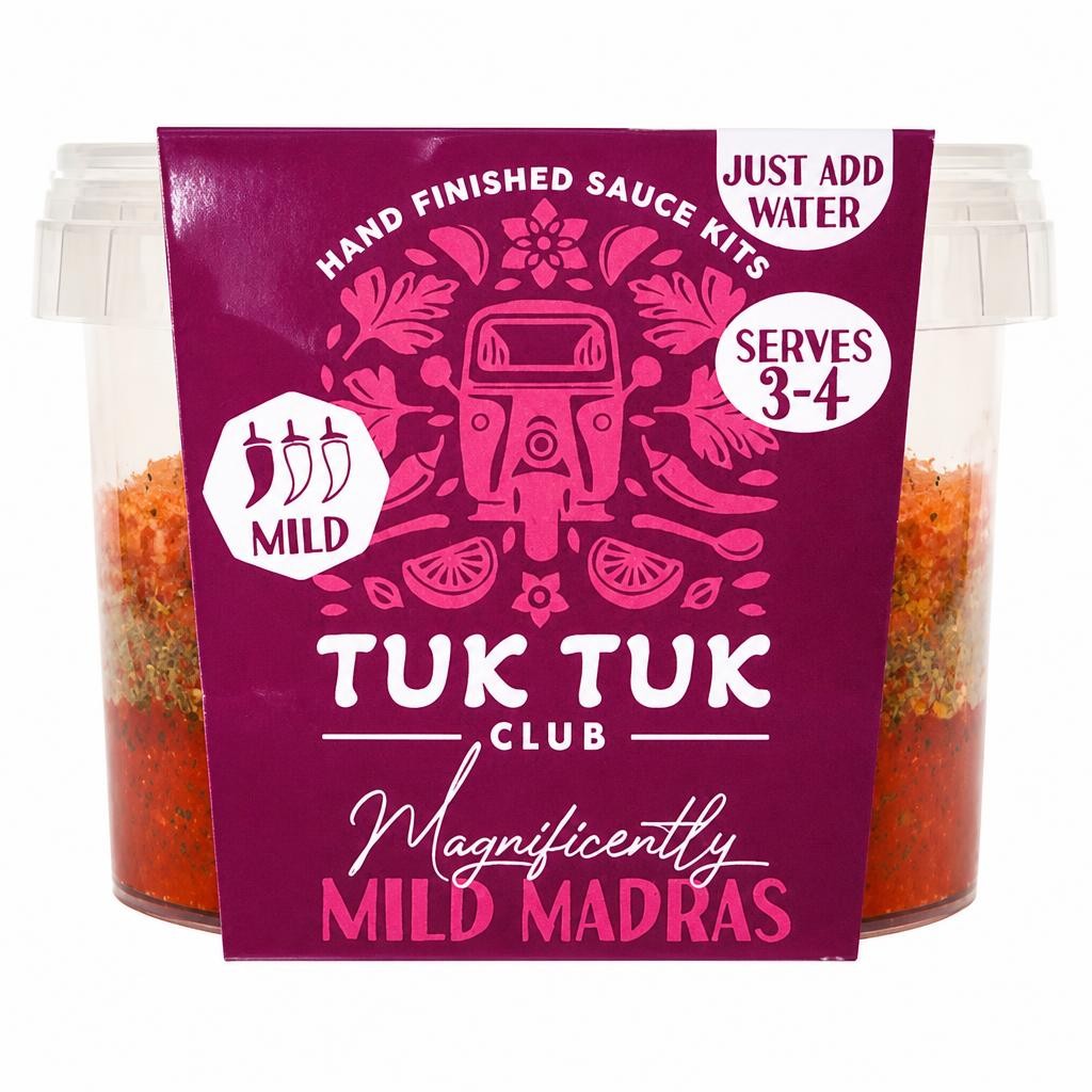 Tuk Tuk Club Magnificently Mild Madras 135g
