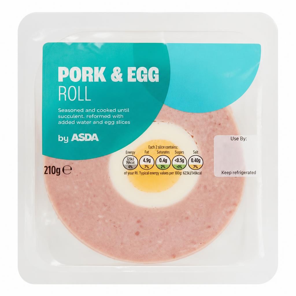 ASDA Pork & Egg Roll 210g