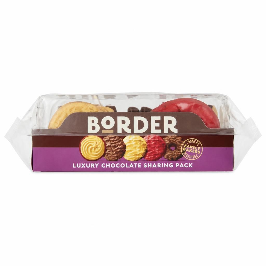 Border 5 Luxury Chocolate Biscuits 365g