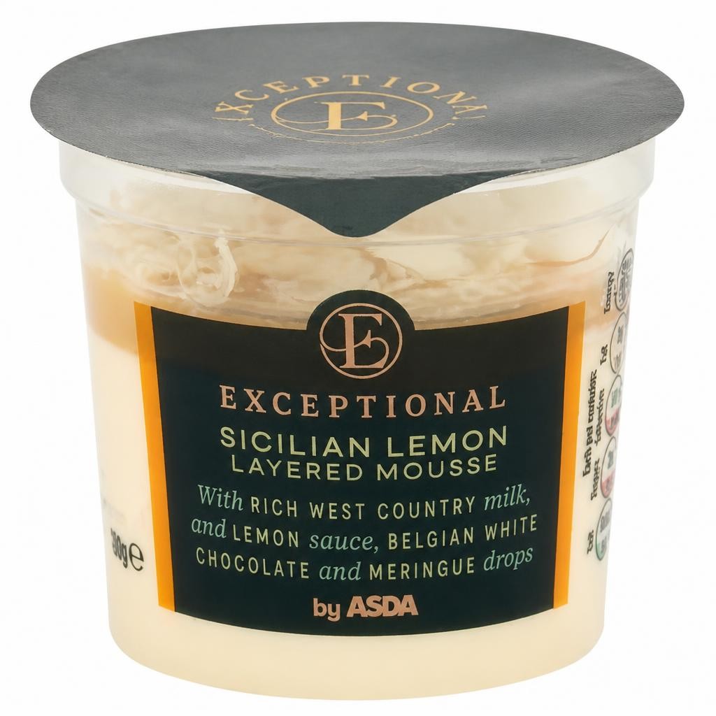 Exceptional by ASDA Sicilian Lemon Layered Mousse 110g