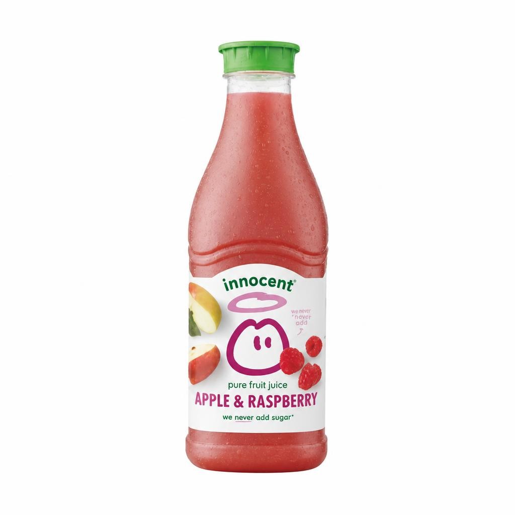 Innocent apple & raspberry juice 900ml