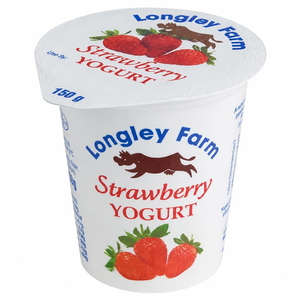 Longley Farm Strawberry Yogurt 150g