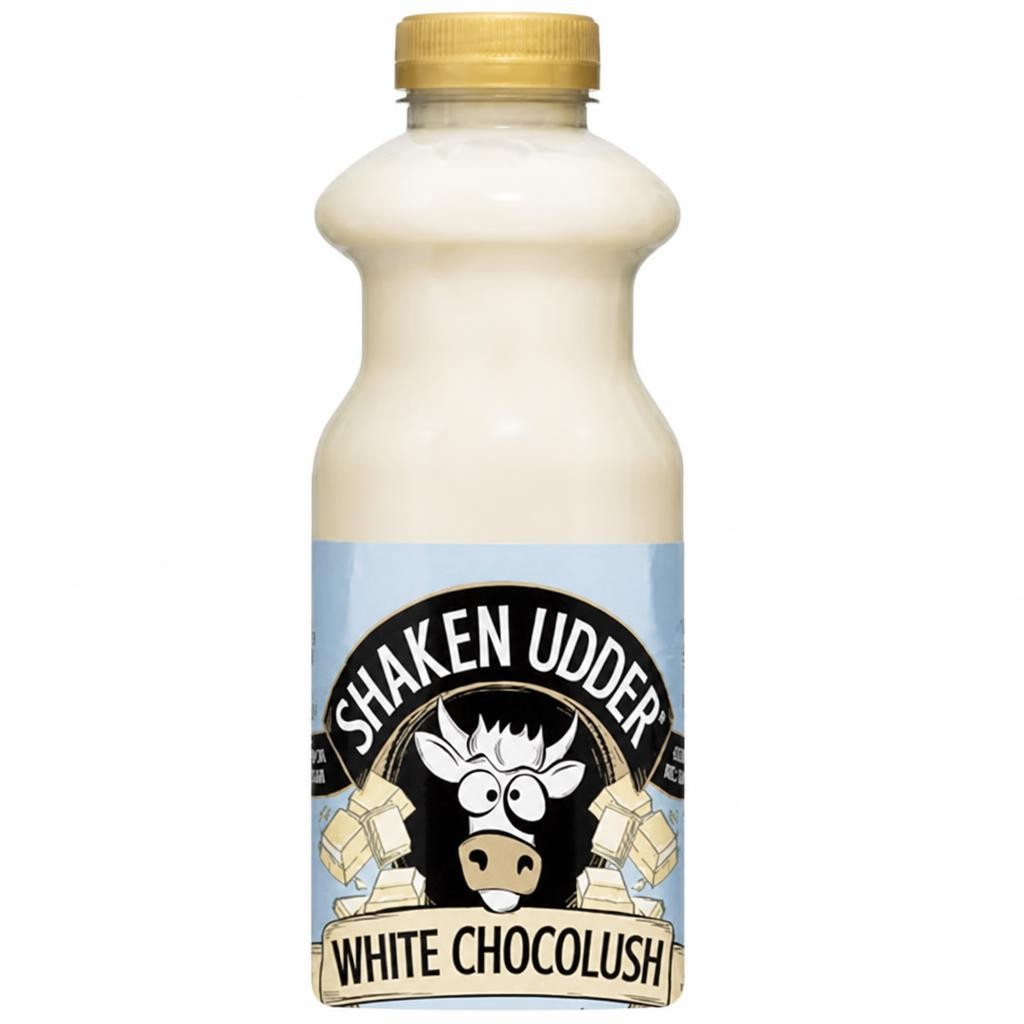Shaken Udder White Choc Milkshake 750ml