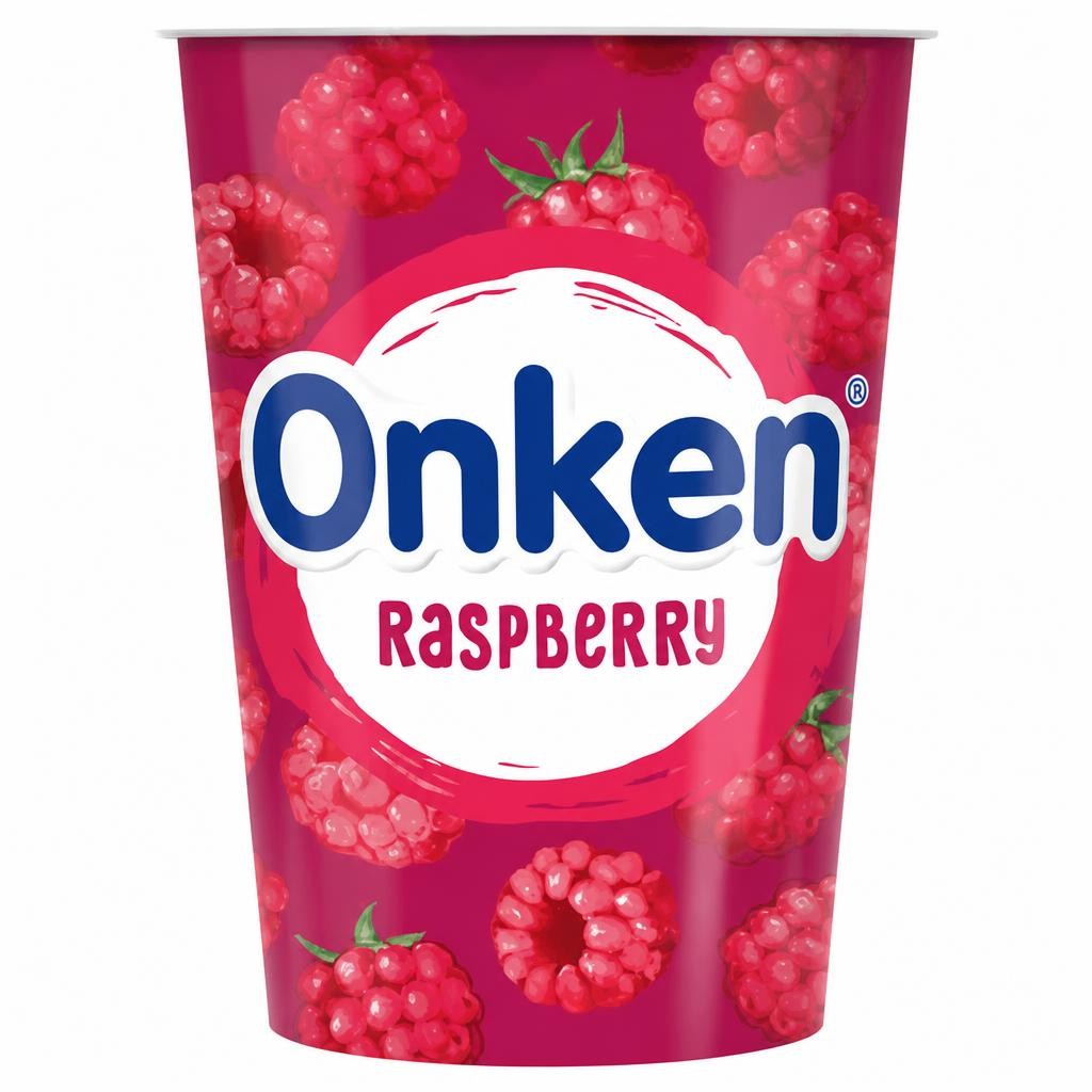 Onken Raspberry Yogurt 450g