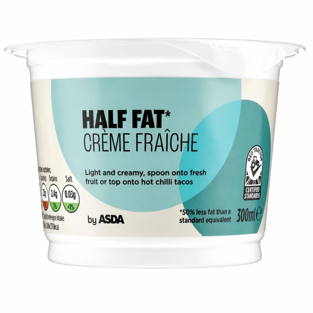 ASDA Half Fat Crème Fraîche 300ml