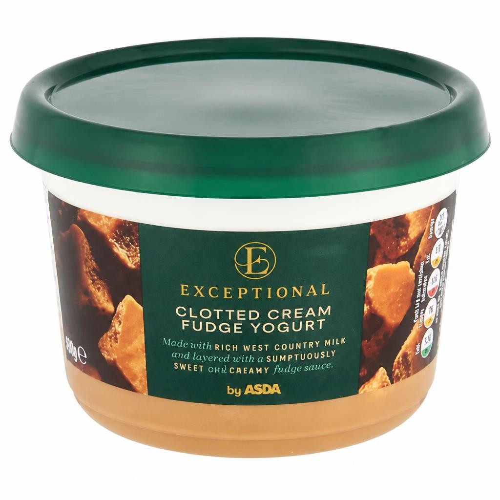Exceptional by ASDA Clotted Cream Fudge Yogurt 450g