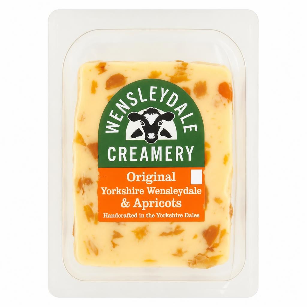 Wensleydale Creamery Original Yorkshire Wensleydale & Apricots 180g