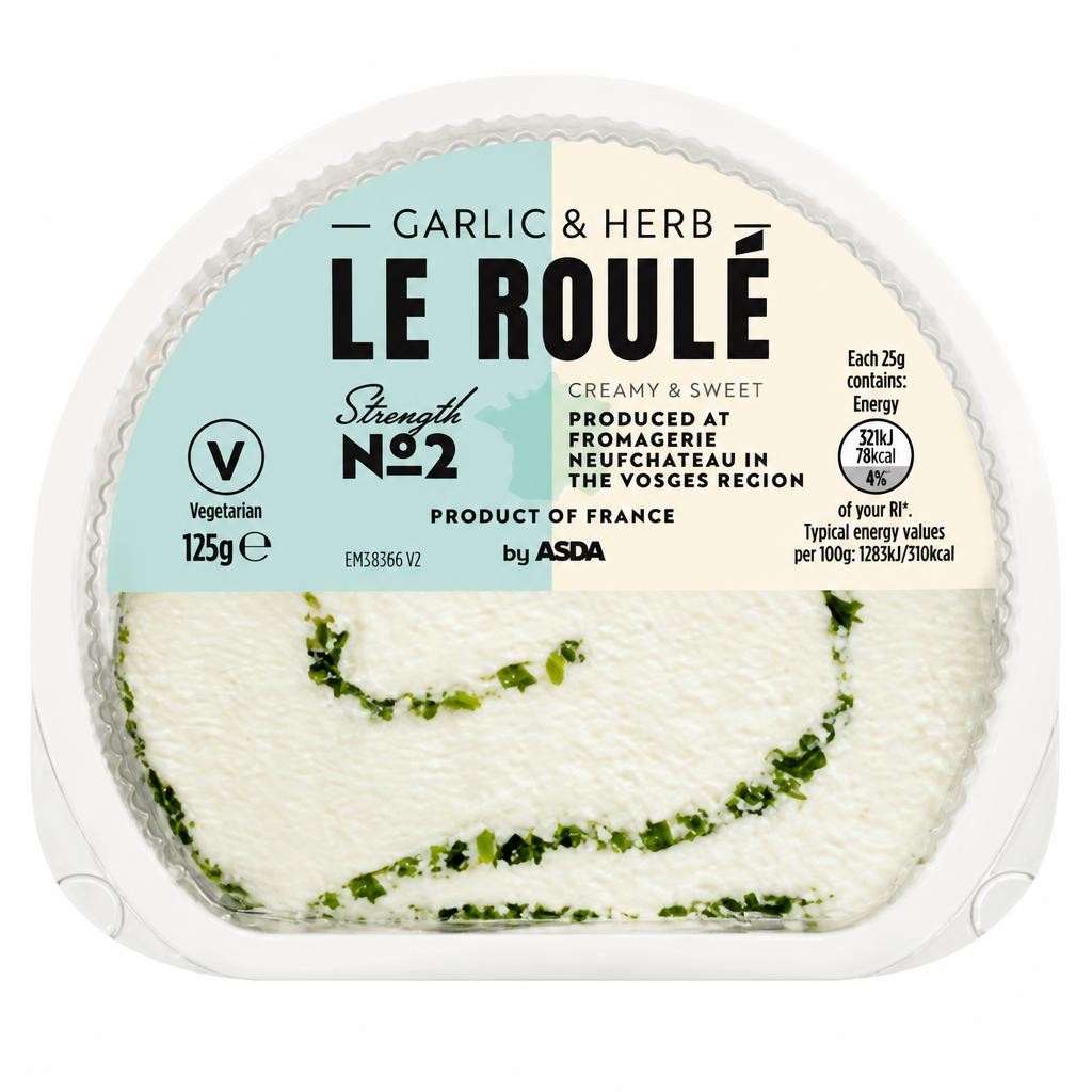 ASDA Garlic & Herb Le Roulé 125g