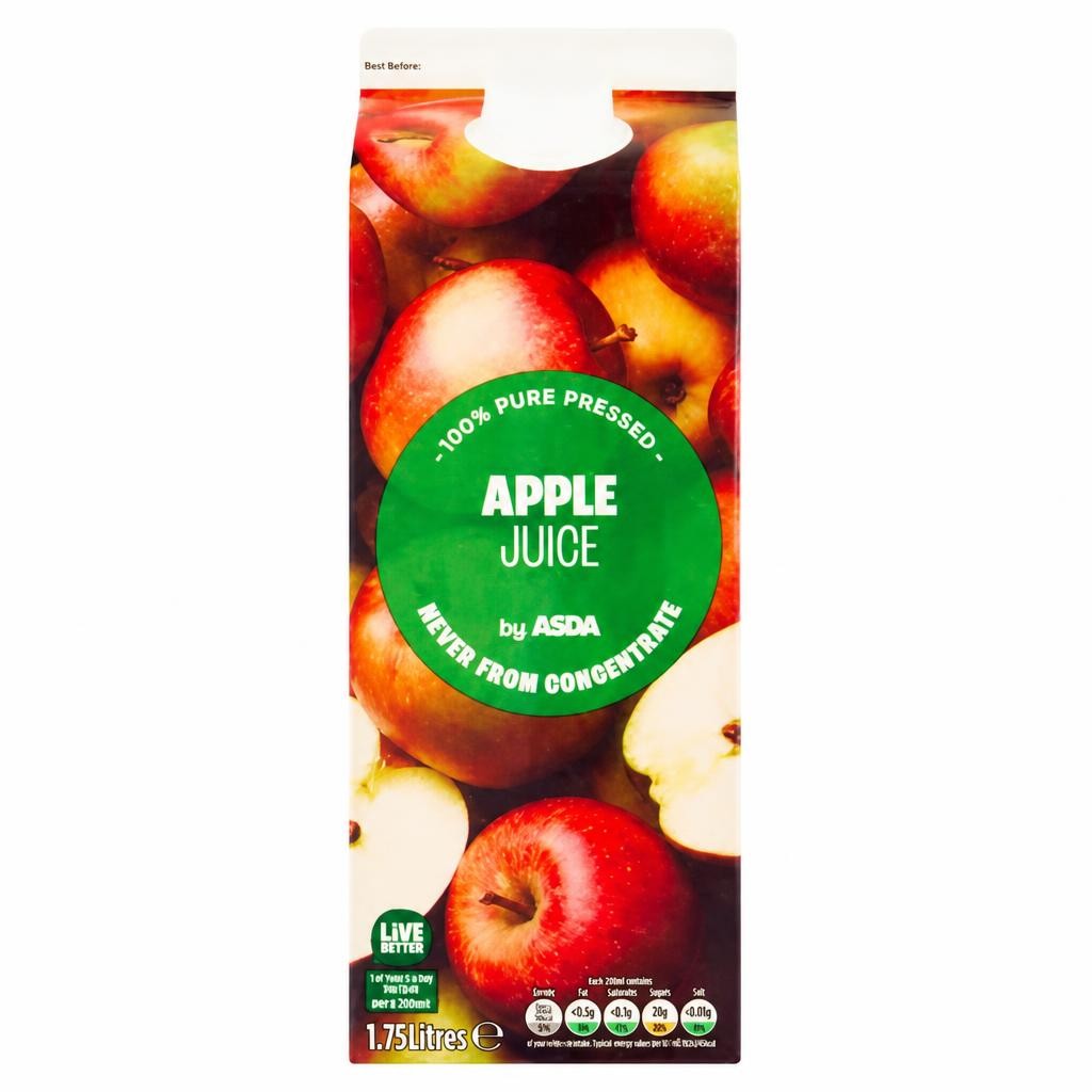 ASDA Apple Juice 1.75 Litres