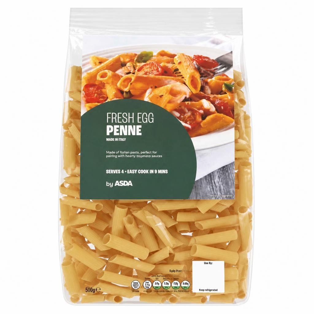 ASDA Italian Fresh Egg Penne 500g
