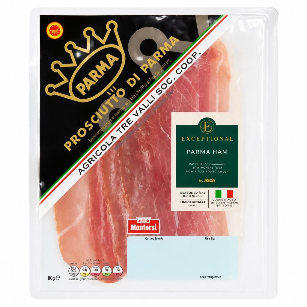 Exceptional by ASDA Parma Ham 80g