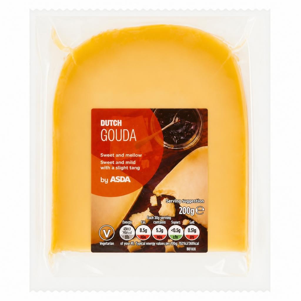 ASDA Dutch Gouda Sweet & Mellow 200g