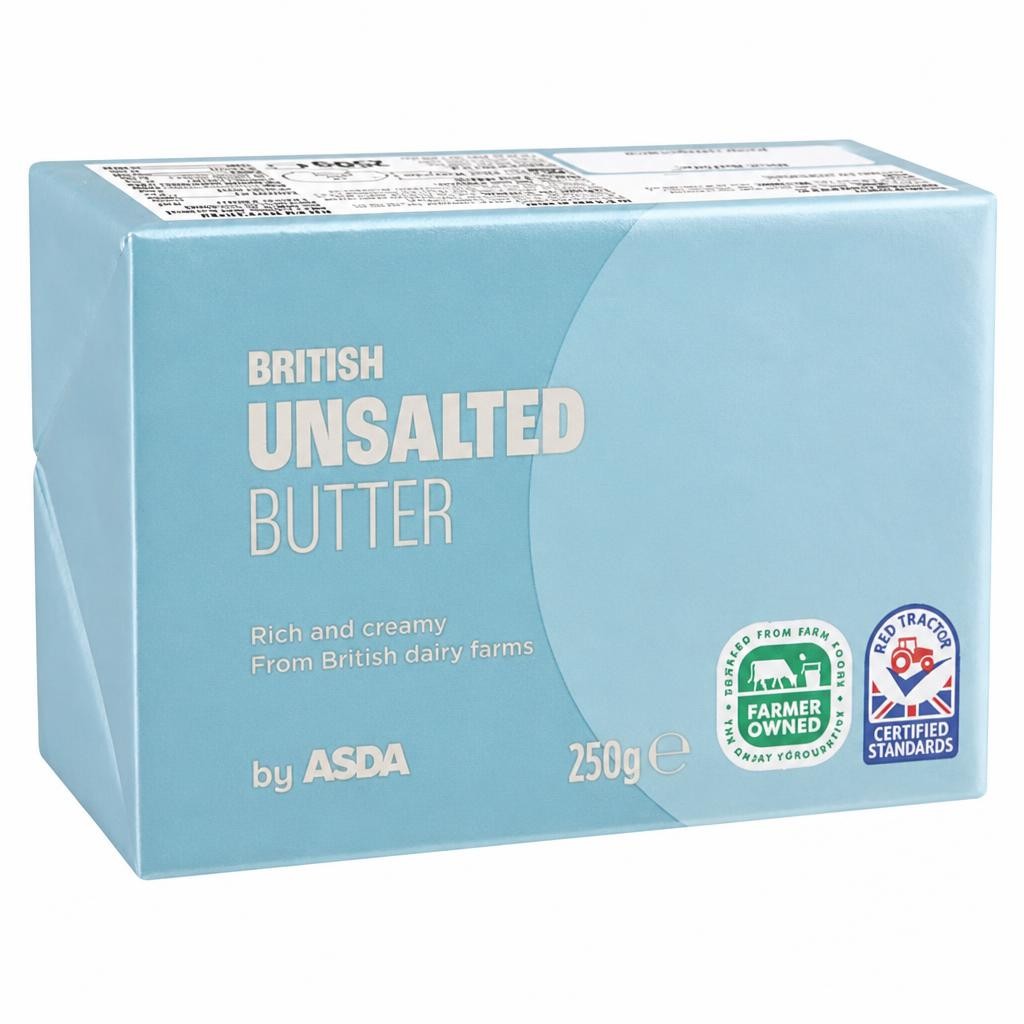 ASDA British Unsalted Butter 250g