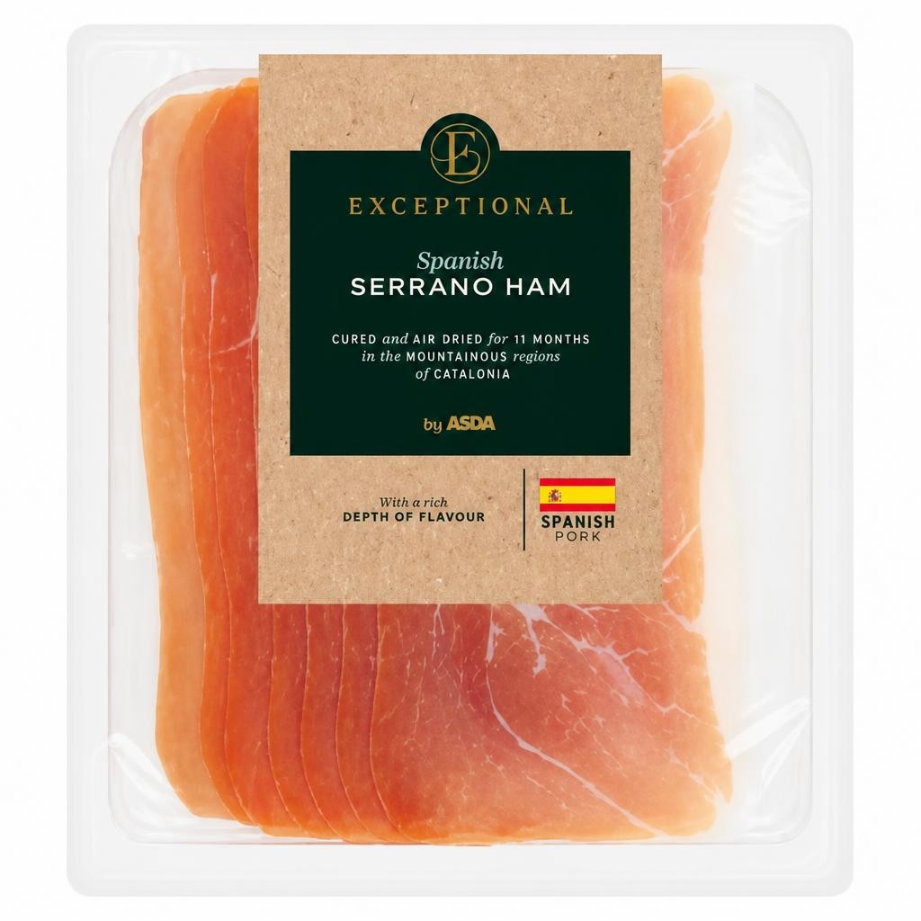 Exceptional by ASDA Spanish Serrano Ham 100g