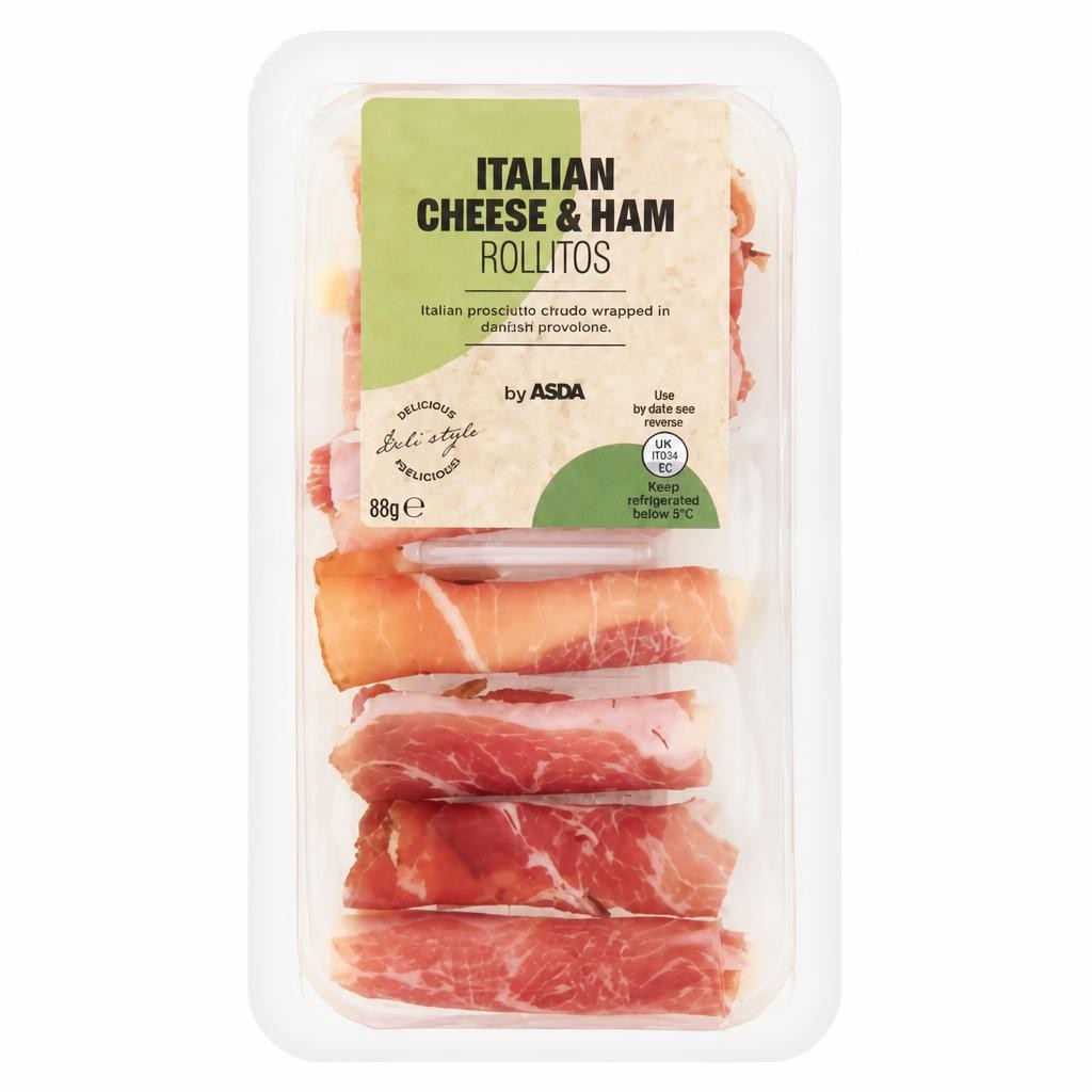 ASDA Italian Cheese & Ham Rollitos 88g