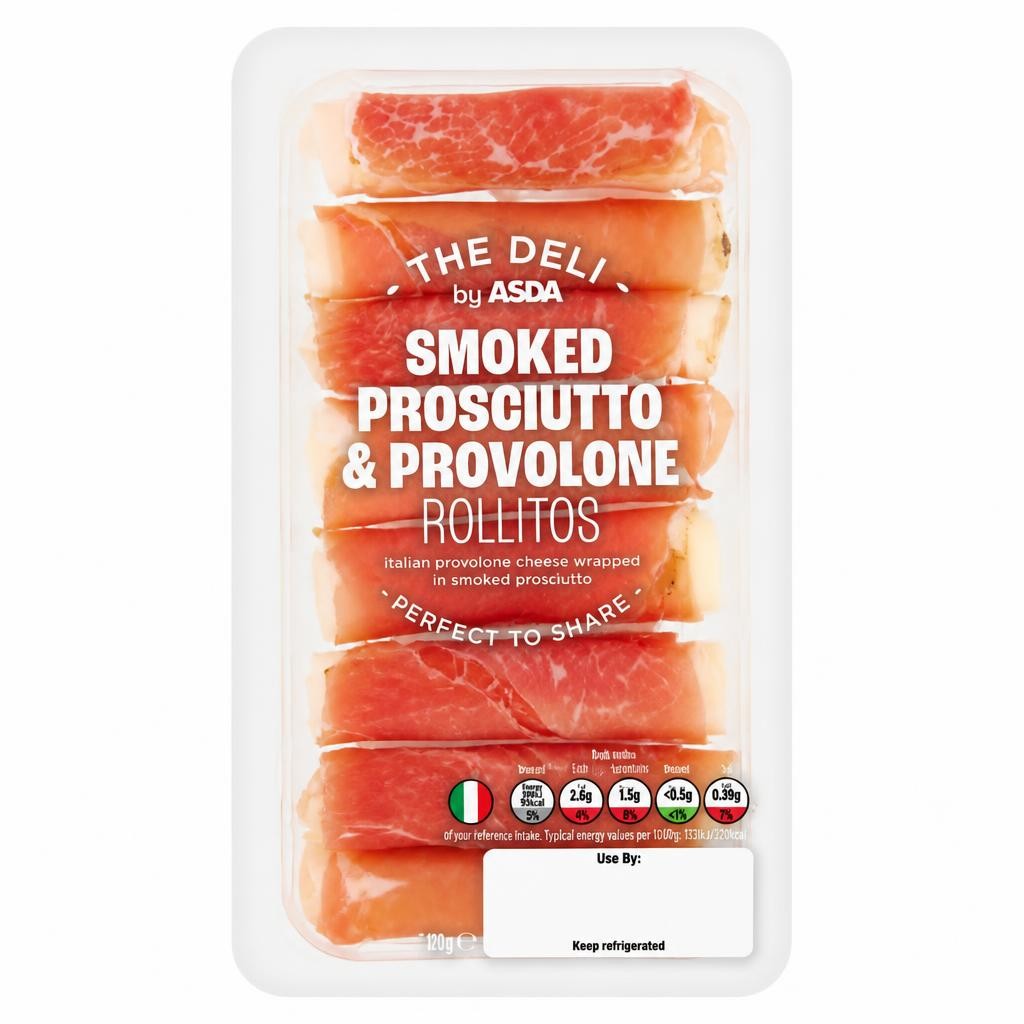 ASDA The Deli Smoked Prosciutto & Provolone Rollitos 88g