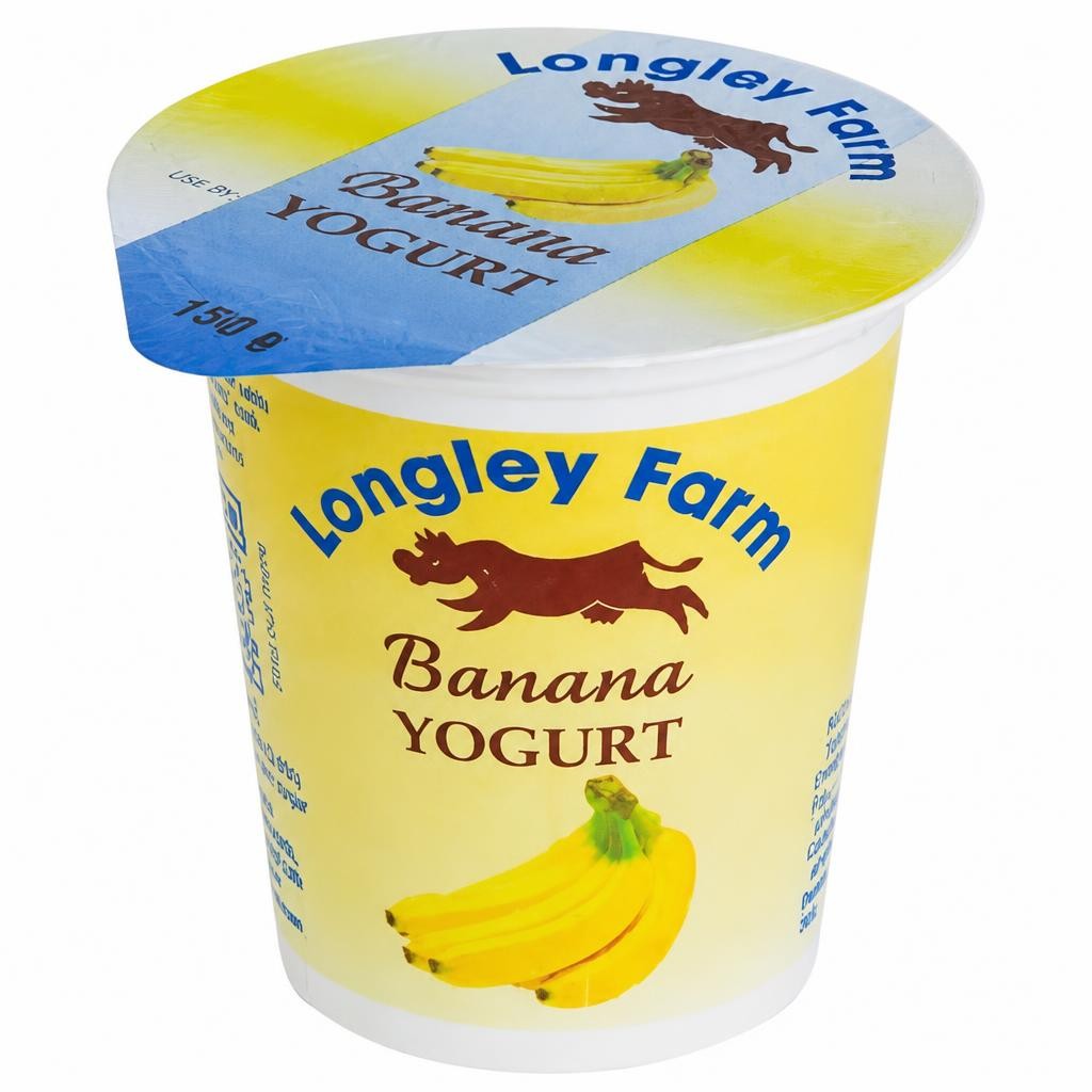 Longley Farm Banana Yogurt 150g