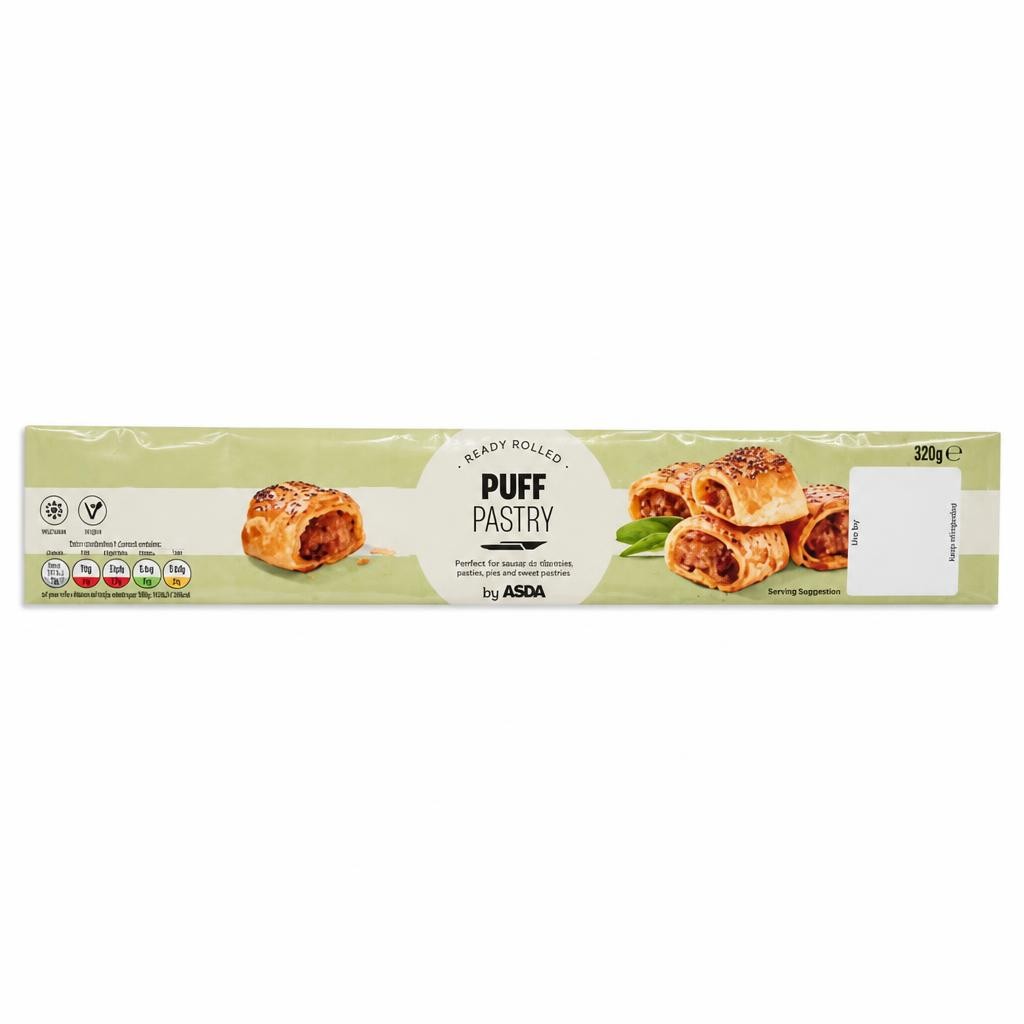 ASDA Ready Rolled Puff Pastry 320g