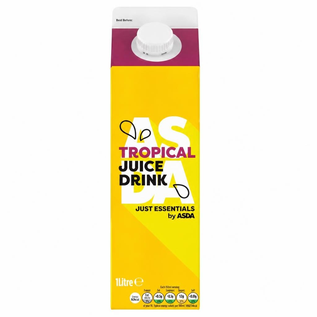 JUST ESSENTIALS by ASDA Tropical Juice Drink 1 Litre